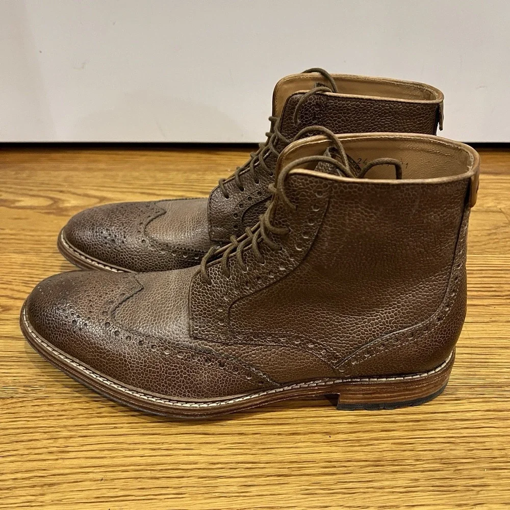 Lloyd‎ Germany Wingtip Boots Brown Size 8.5